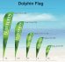 Dolphin - FLAGS - FLAGS size: M 3.5m