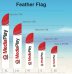Feather - FLAGS - FLAGS size: S 3m